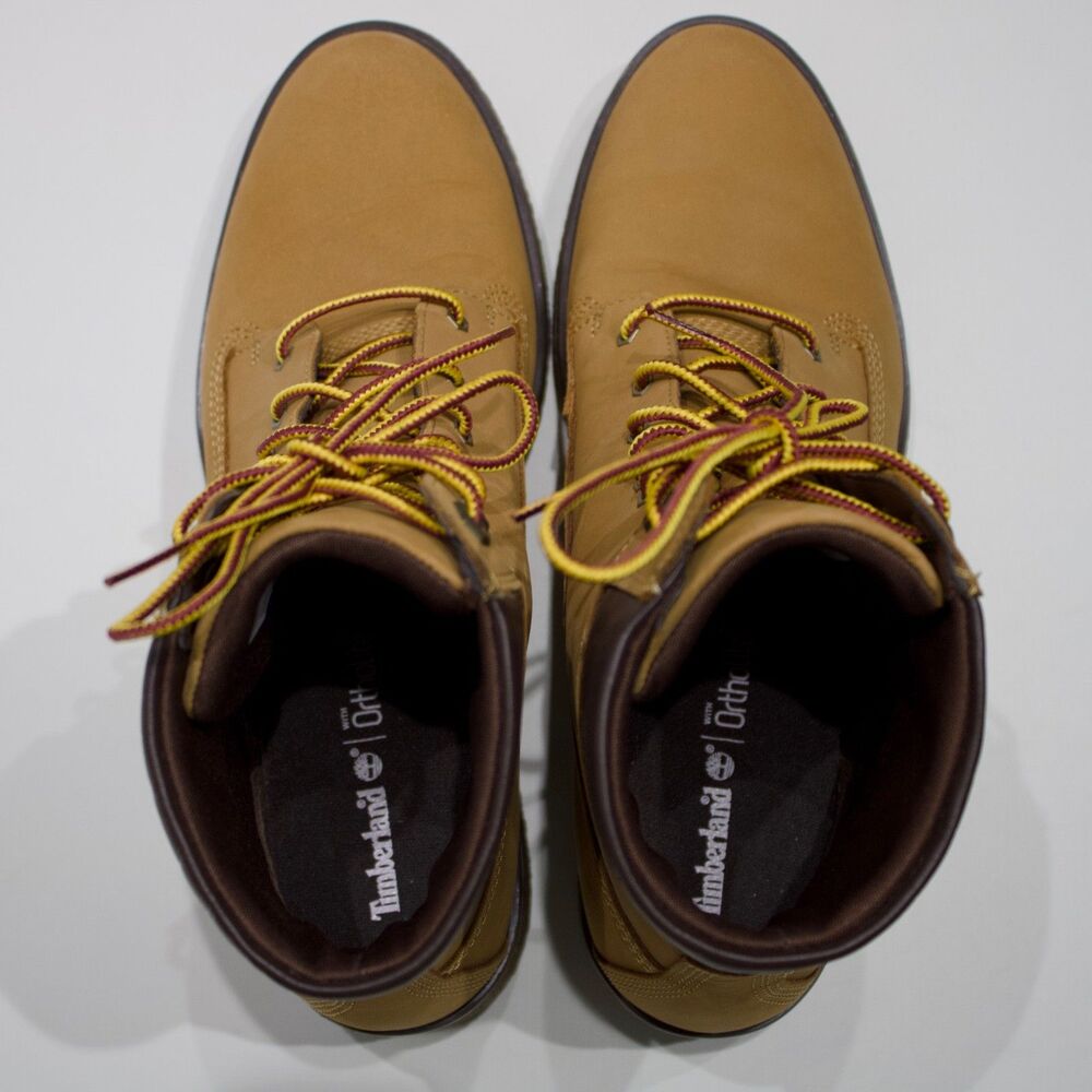 Timberland Brinda Lace-Up Heel Boot Wheat Nubuck Leather Women Size 9 Worn Once! - Picture 5 of 7